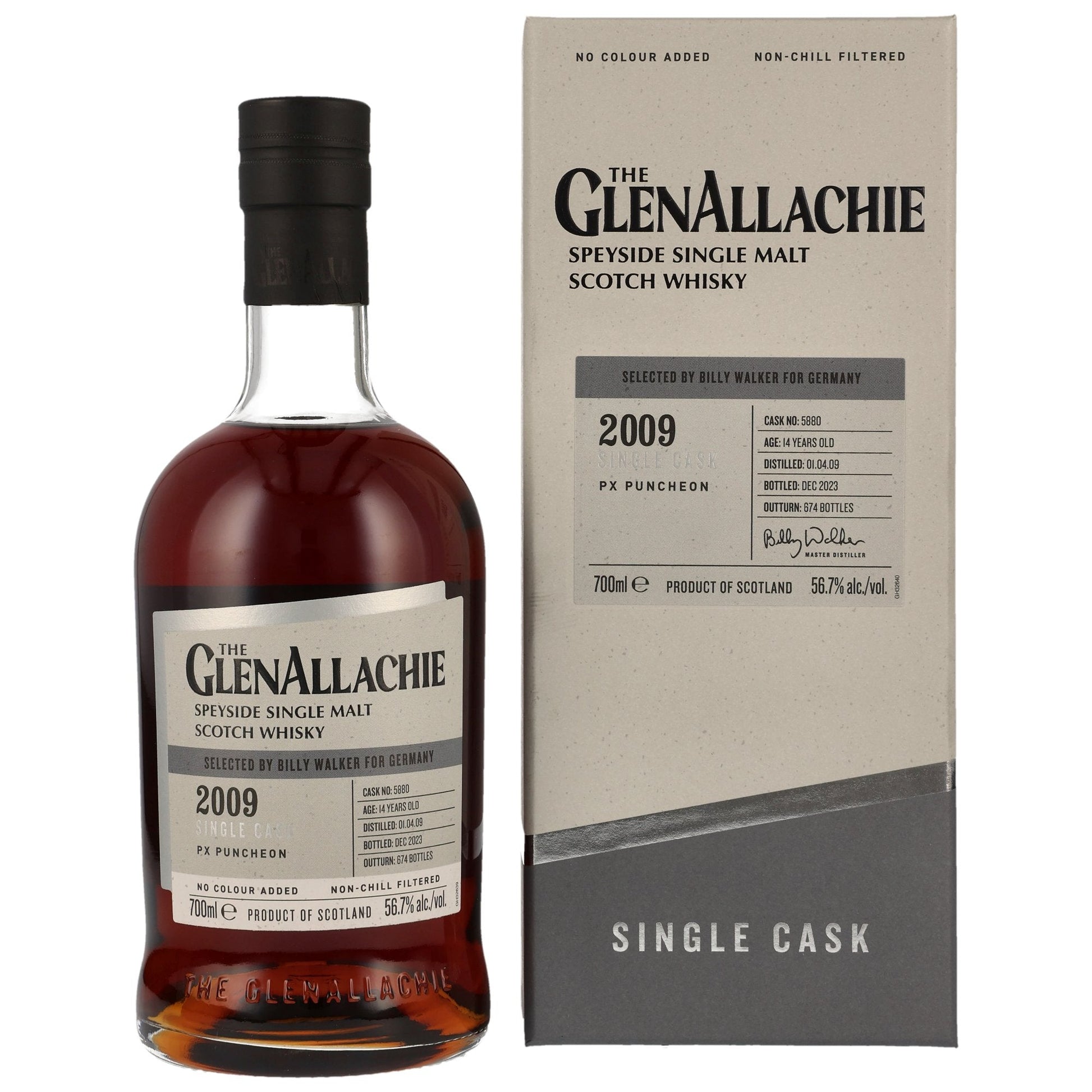 GlenAllachie | PX Puncheon #5880 | 14 Jahre | 2009/2023 | 56,7%GET A BOTTLE