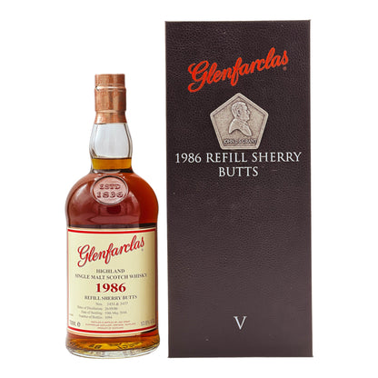 Glenfarclas | 29 Jahre | 1986/2016 | Family Collector Series V | Sherry Butts #3454 & 3457 | 0,7l | 53,8%GET A BOTTLE