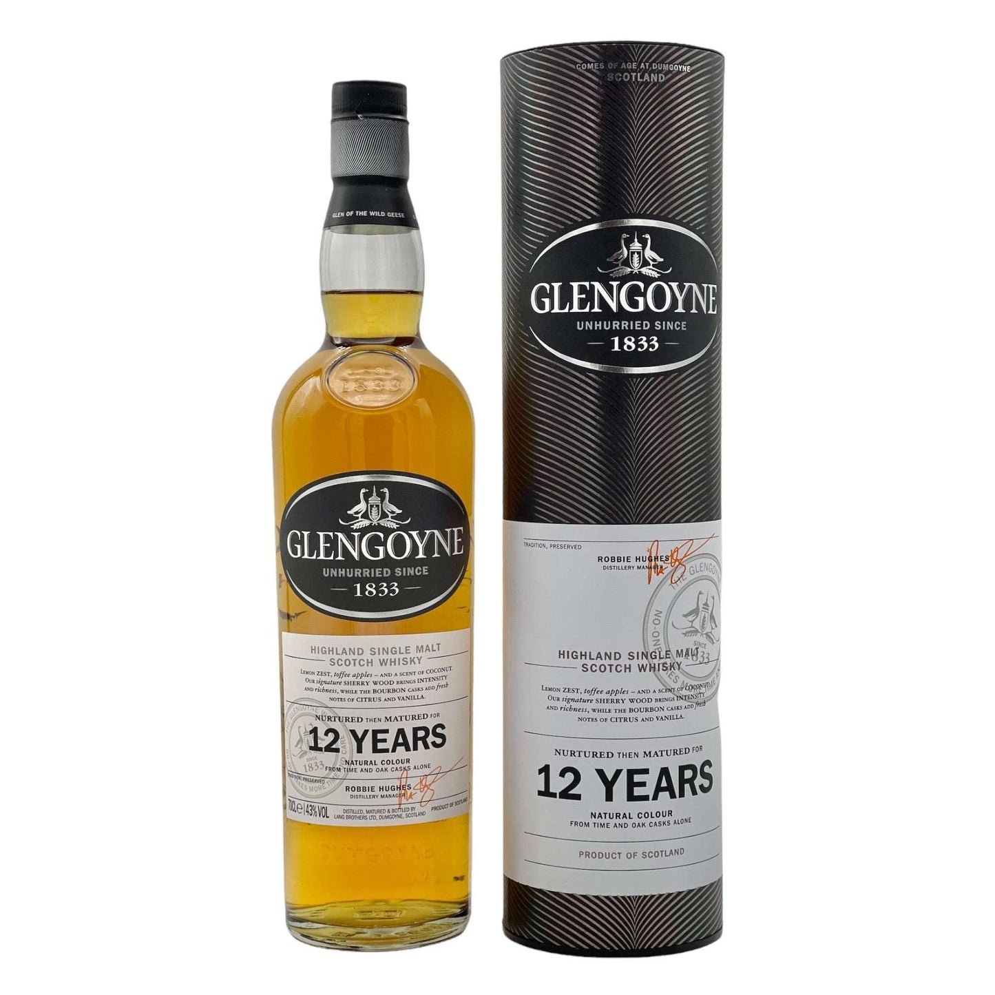 Glengoyne | 12 Jahre | Unhurried Since 1833 | 0,7l | 43%GET A BOTTLE