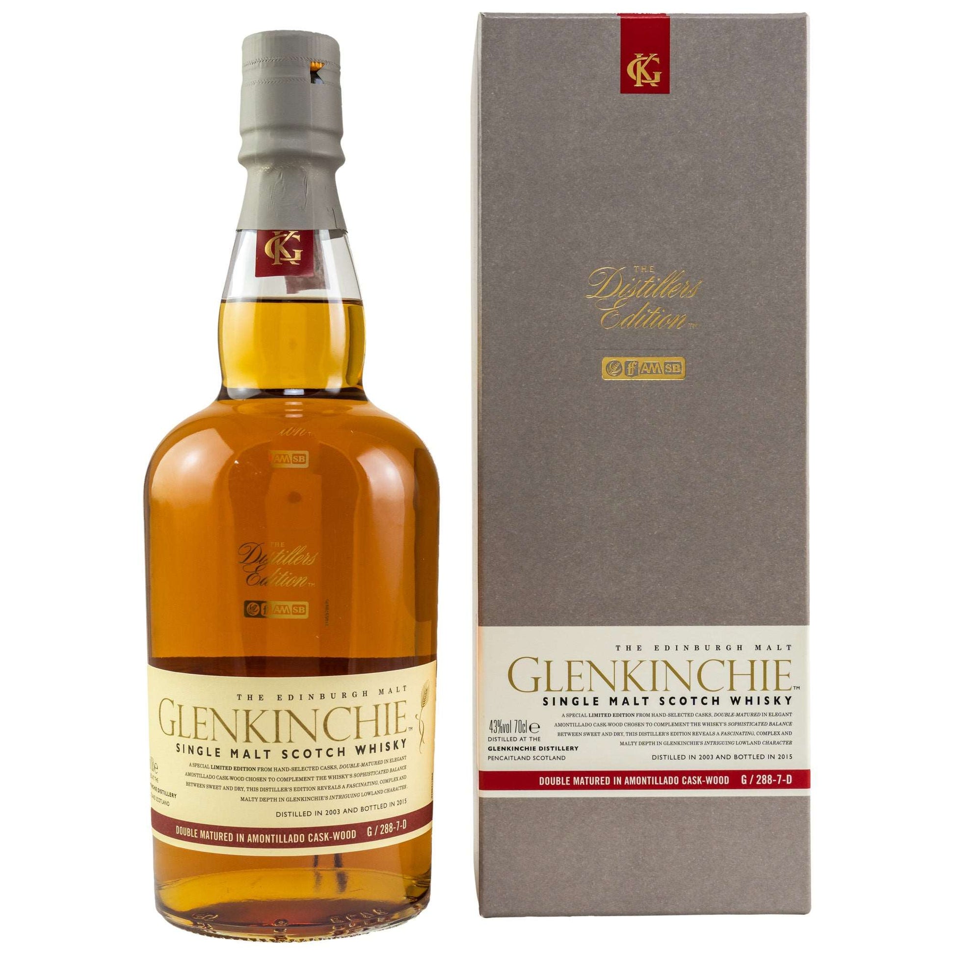Glenkinchie | Distillers Edition | 2003/2015 | #G/288-7-D | 0,7l | 43%GET A BOTTLE
