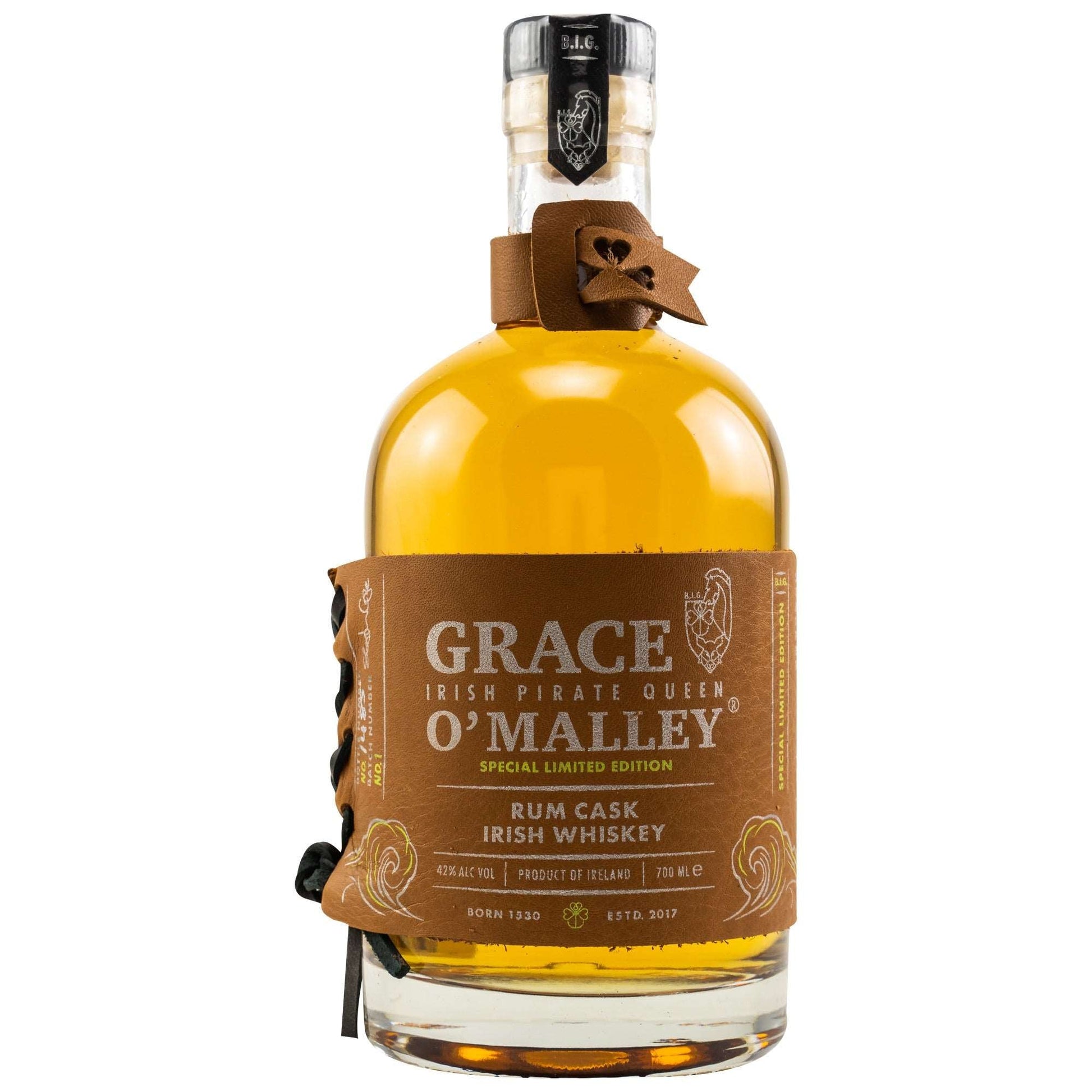 Grace O'Malley | Rum Cask | Batch 1 | Irish Single Malt Whiskey | 0,7l | 42%GET A BOTTLE