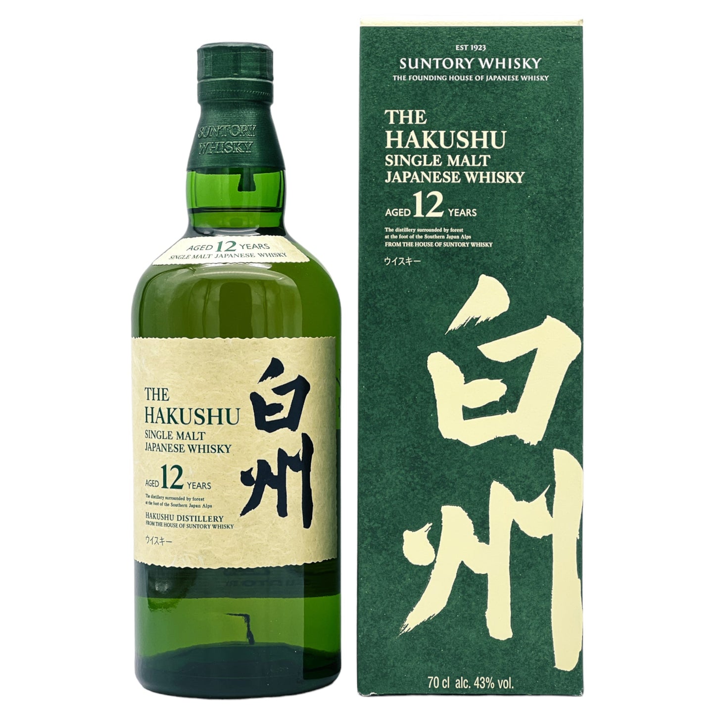 Hakushu | 12 Jahre | Single Malt Japanese Whisky | 0,7l | 43%GET A BOTTLE