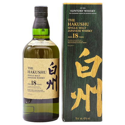 Hakushu | 18 Jahre | Japanese Whisky | 43%GET A BOTTLE