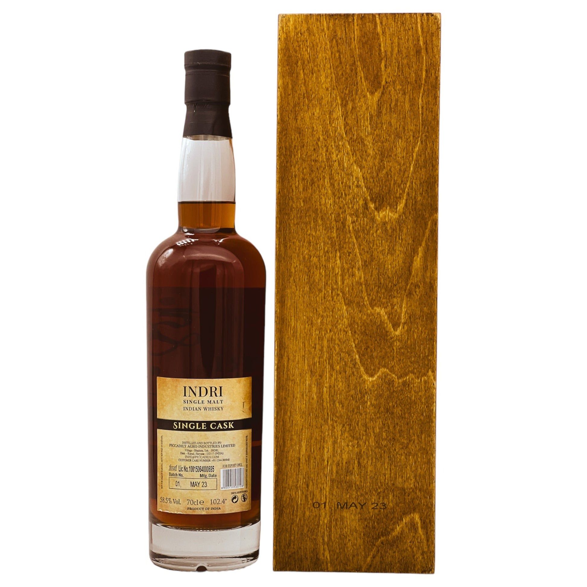 Indri | Single Cask Wine #303 | 7 Jahre | Indian Whisky | 58,5%GET A BOTTLE