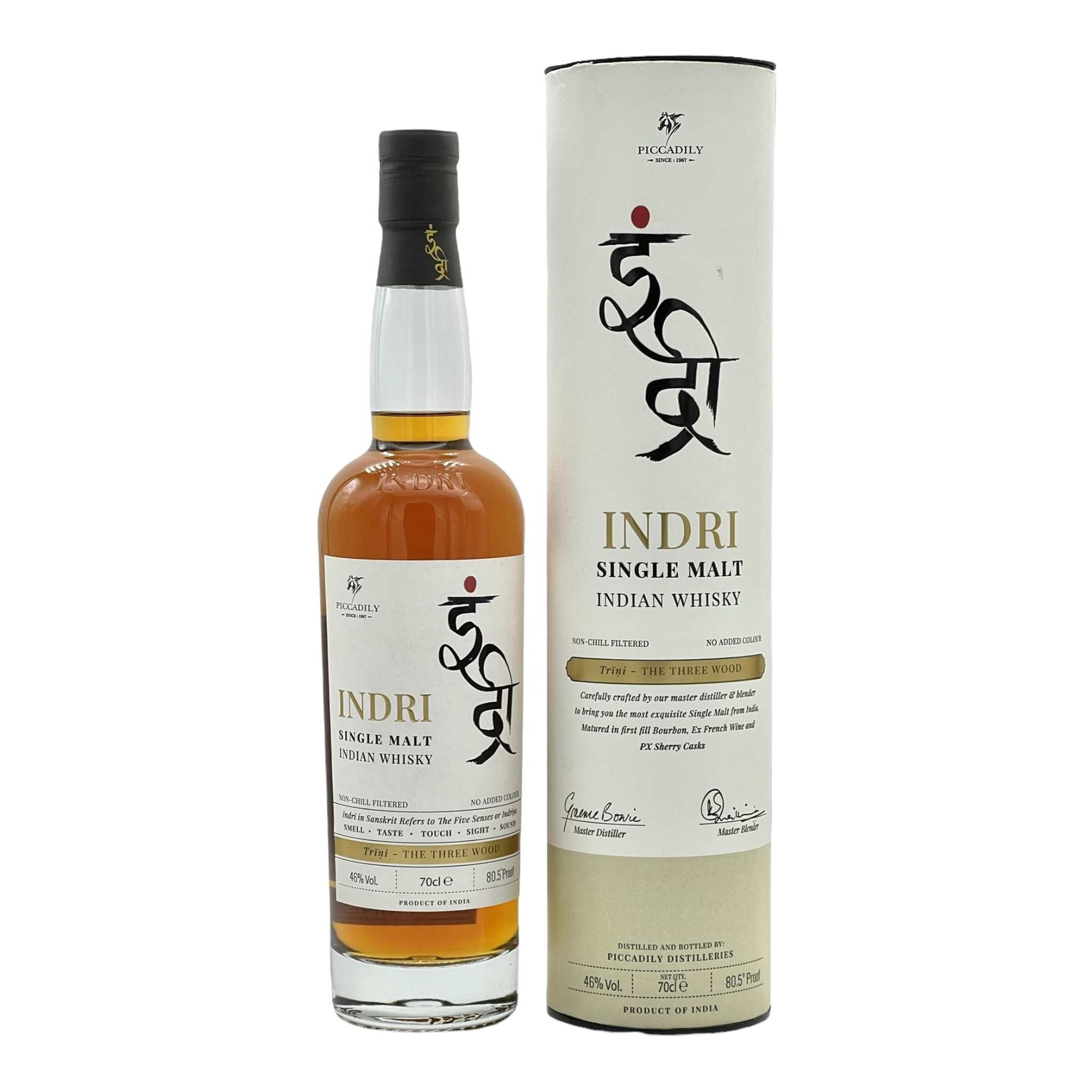Indri Trini | The Three Wood | 2022 | Indian Single Malt Whisky | 0,7l | 46%GET A BOTTLE