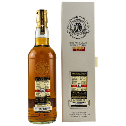 Invergordon | 31 Jahre | 1990/2021 | Duncan Taylor | Cask #520004 | Rare Auld Grain Whisky | 45,9%GET A BOTTLE
