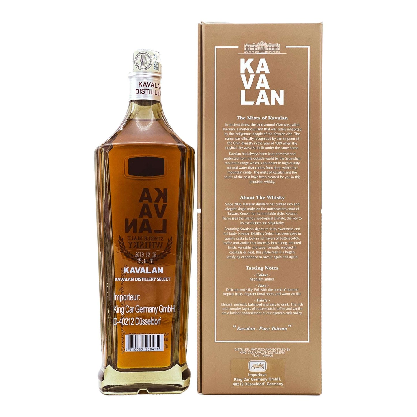 Kavalan | Distillery Select | Single Malt Taiwanese Whisky | 0,7l | 40%GET A BOTTLE