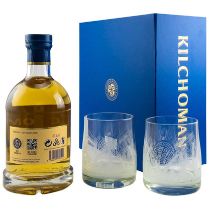 Kilchoman | Machir Bay | Geschenkset mit 2 Tumblern | Single Malt Scotch Whisky | 0,7l | 46%GET A BOTTLE