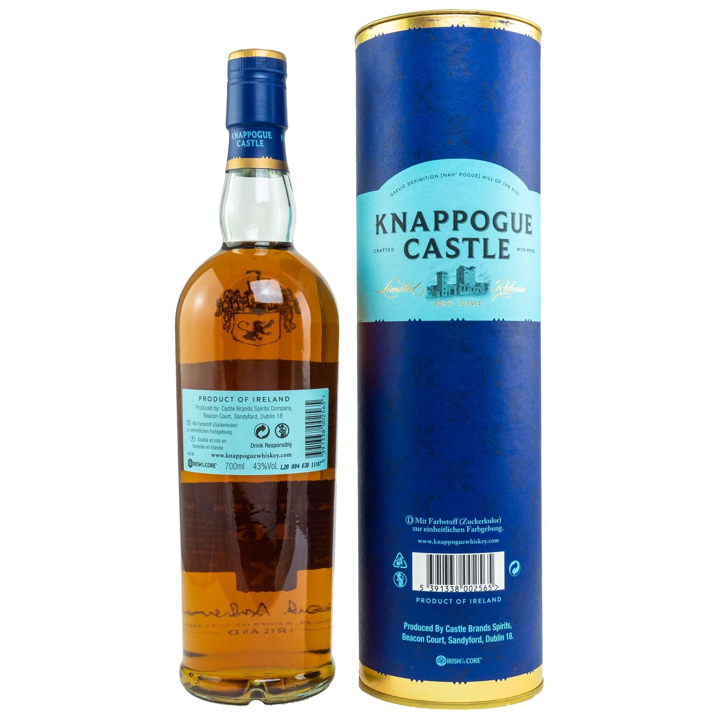 Knappogue Castle | 16 Jahre | Sherry Cask | Twin Wood | Limited Release | Irish Whiskey | 0,7l | 43%GET A BOTTLE
