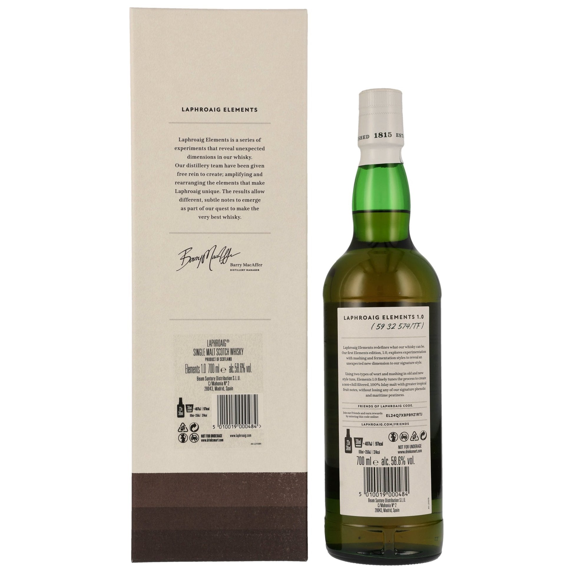 Laphroaig | Elements 1.0 | Limited Release | 58,6%GET A BOTTLE