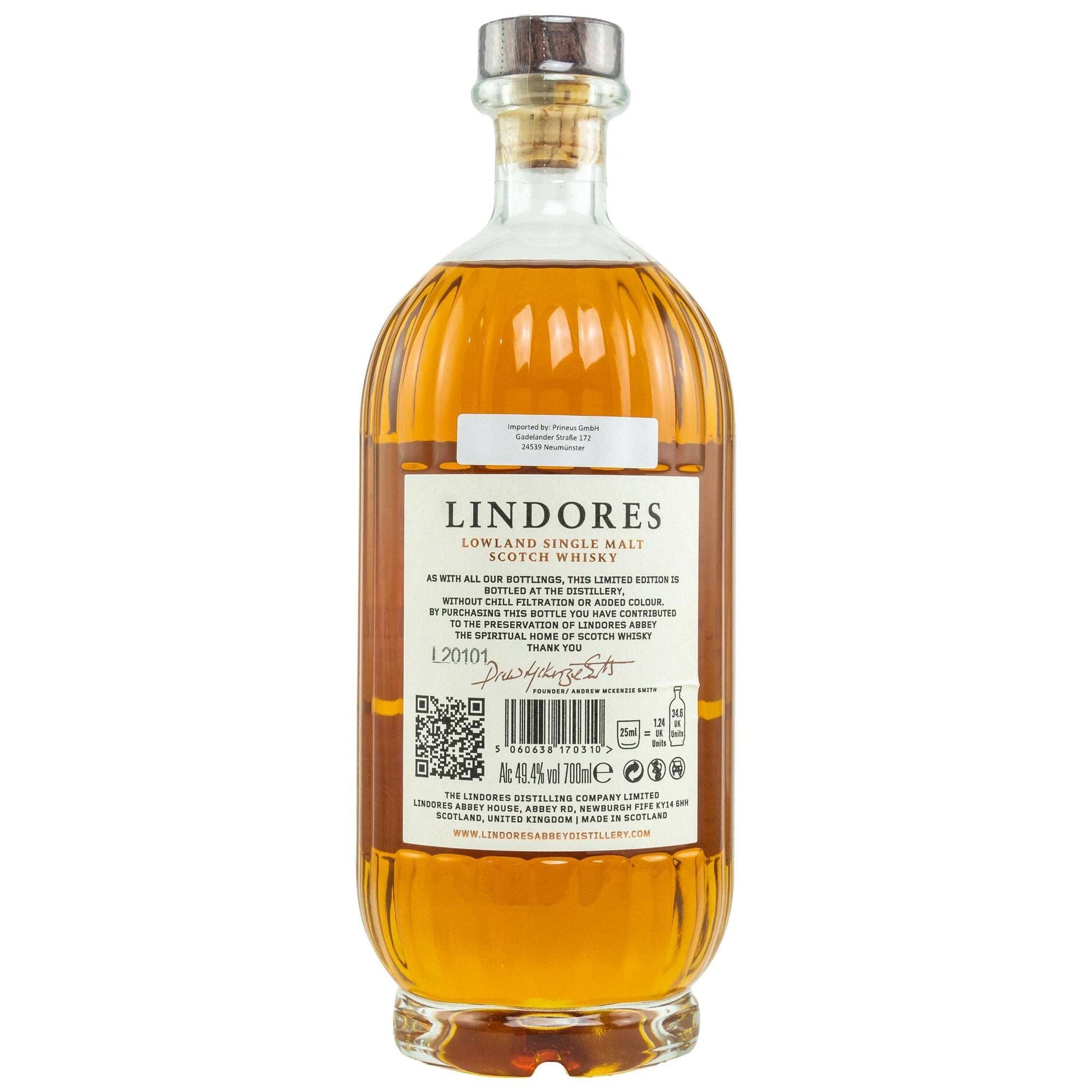Lindores | The Cask of Lindores | STR Wine Barrique | 0,7l | 49,4%GET A BOTTLE