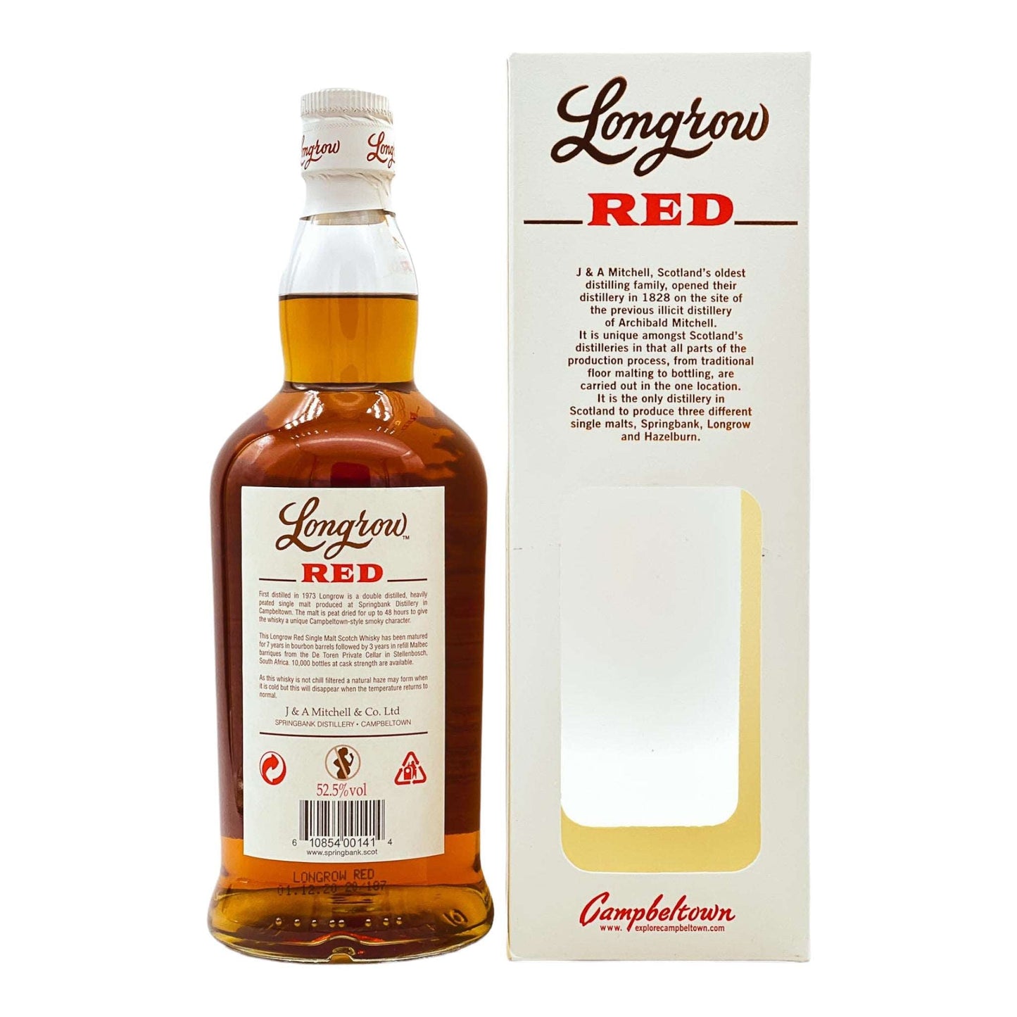 Longrow | 10 Jahre | Refill Malbec Matured | 2020 Limited Release | 0,7l | 52,5%GET A BOTTLE
