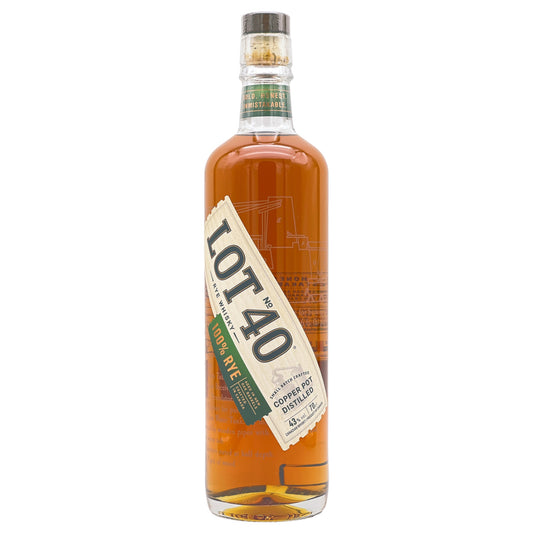 LOT NO. 40 | 100% Rye | Small Batch | Canadian Rye Whisky | 0,7l | 43%GET A BOTTLE