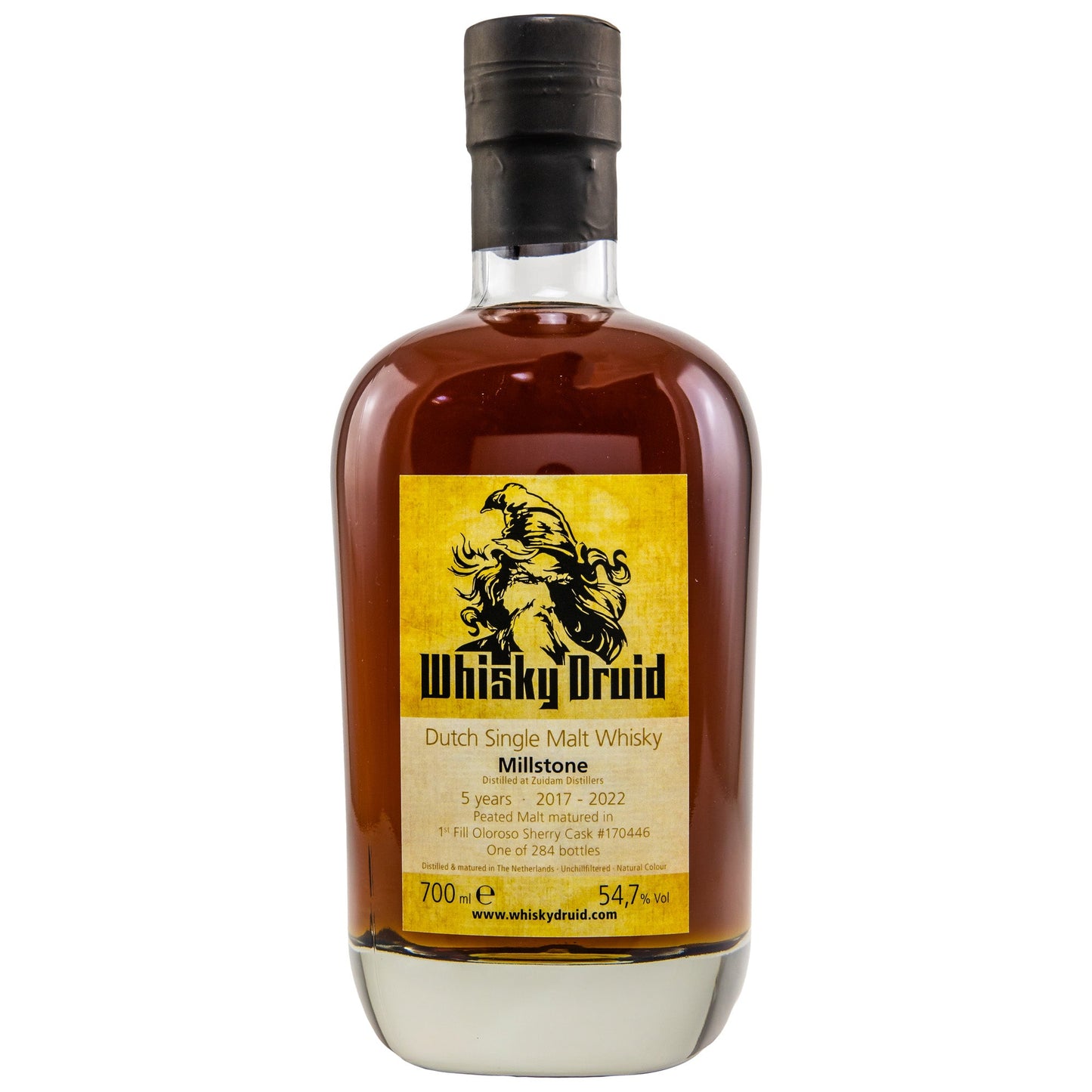 Millstone | 5 Jahre | 2017/2022 | Whisky Druid | Sherry Cask #170446 | Dutch Whisky | 0,7l | 54,7%GET A BOTTLE