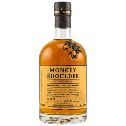 Monkey Shoulder | The Original | Batch 27 | Blended Malt Scotch Whisky | 0,7l | 40%GET A BOTTLE