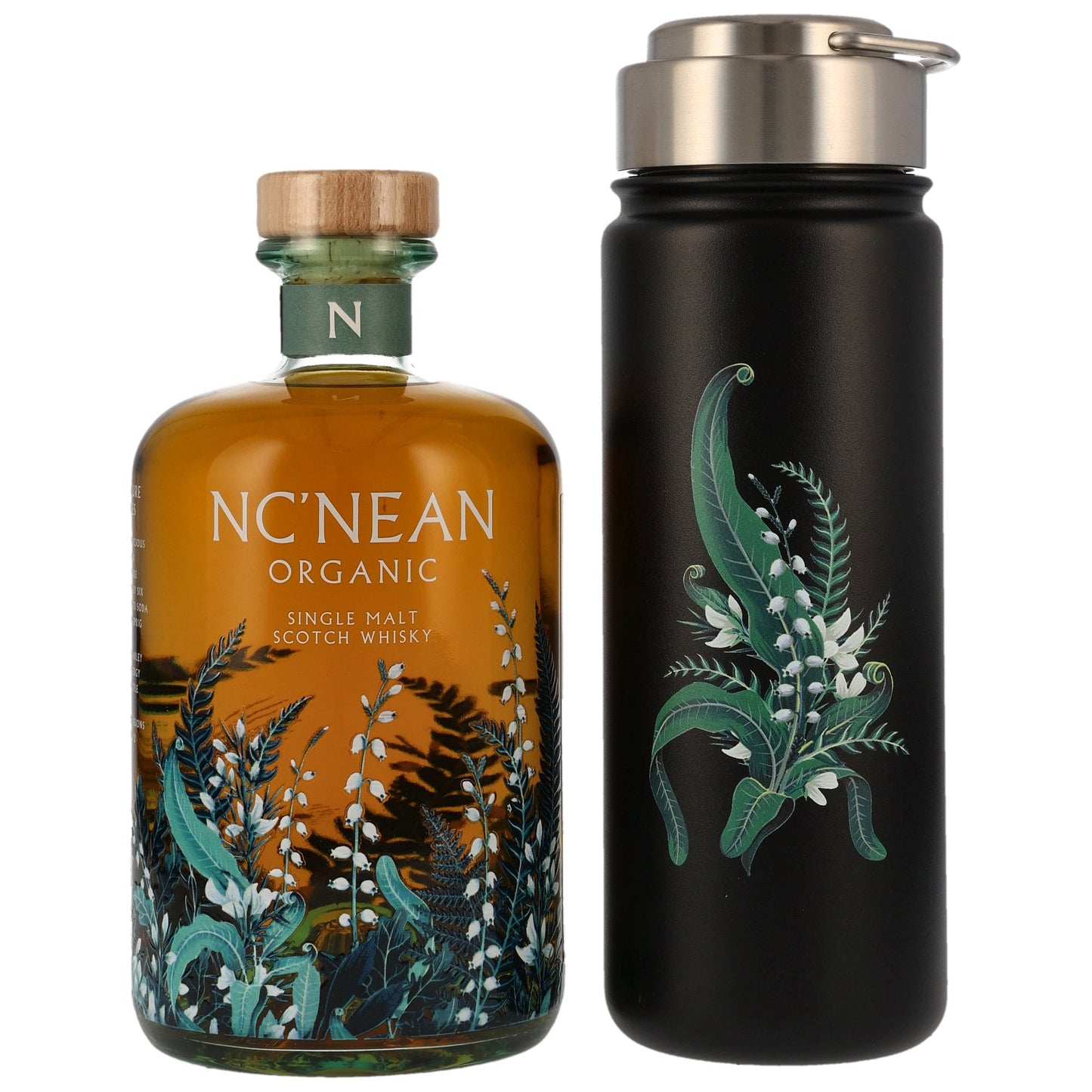 Nc'Nean Hot Toddy Set | Nc'Nean Whisky + Thermo-Trinkflasche | 46%GET A BOTTLE