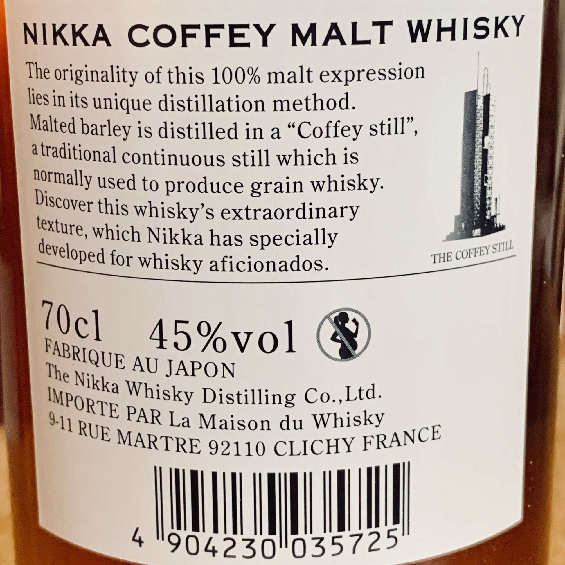 Nikka | Coffey Malt | Japanese Whisky | 0,7l | 45%GET A BOTTLE