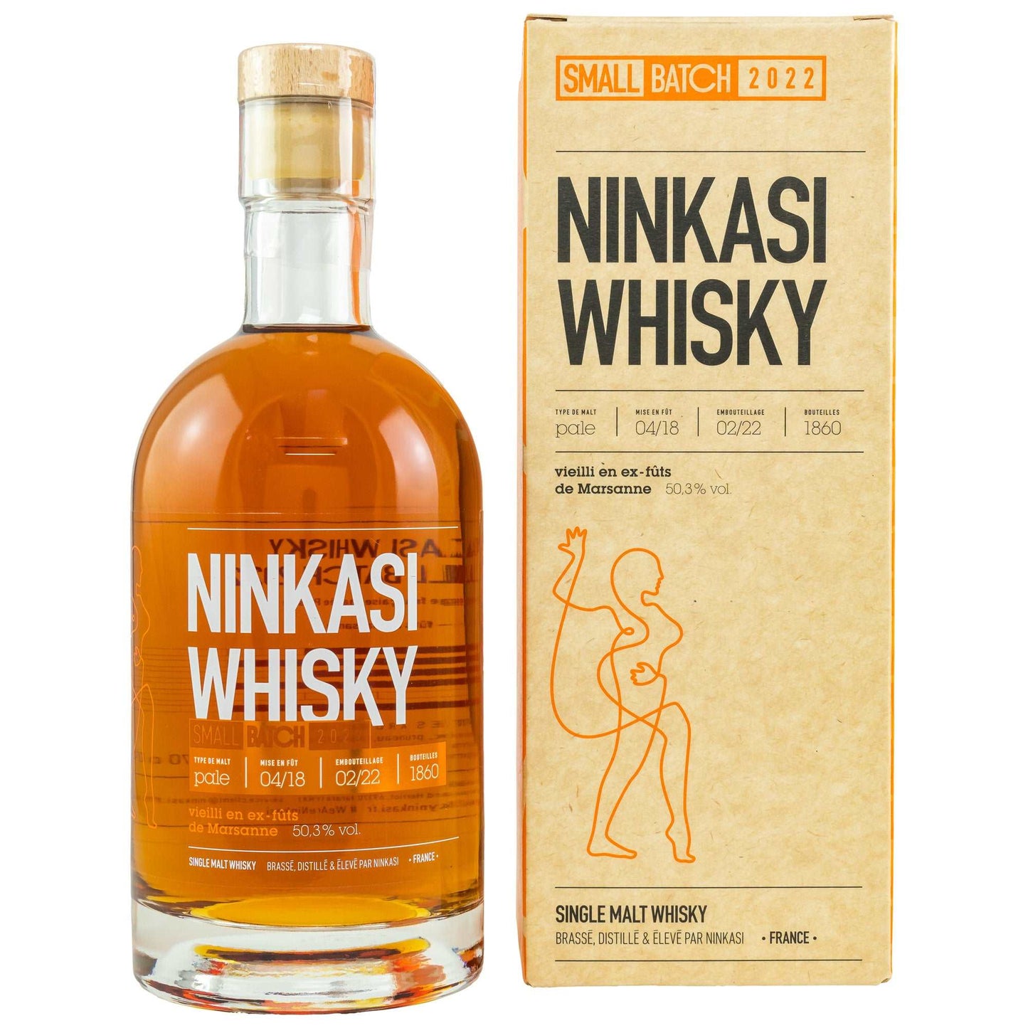 Ninkasi Whisky | Small Batch 2022 | Single Malt French Whisky | 0,7l | 50,3%GET A BOTTLE