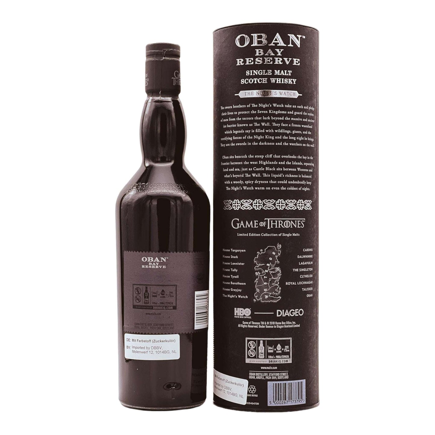 Oban | Bay Reserve | The Night’s Watch | Game of Thrones | 0,7l | 43%GET A BOTTLE