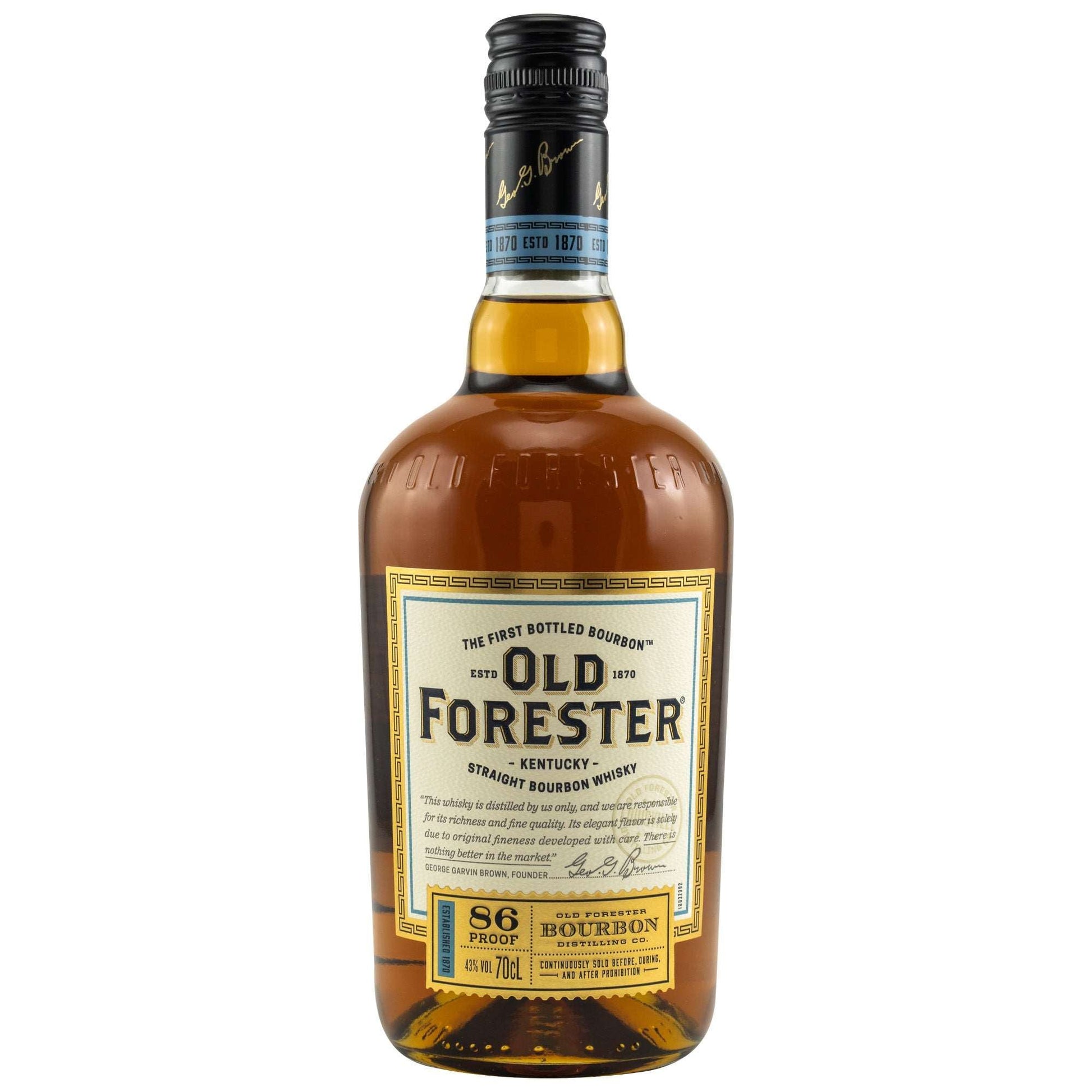 Old Forester | 86 Proof | Kentucky Straight Bourbon Whisky | 0,7l | 43%GET A BOTTLE