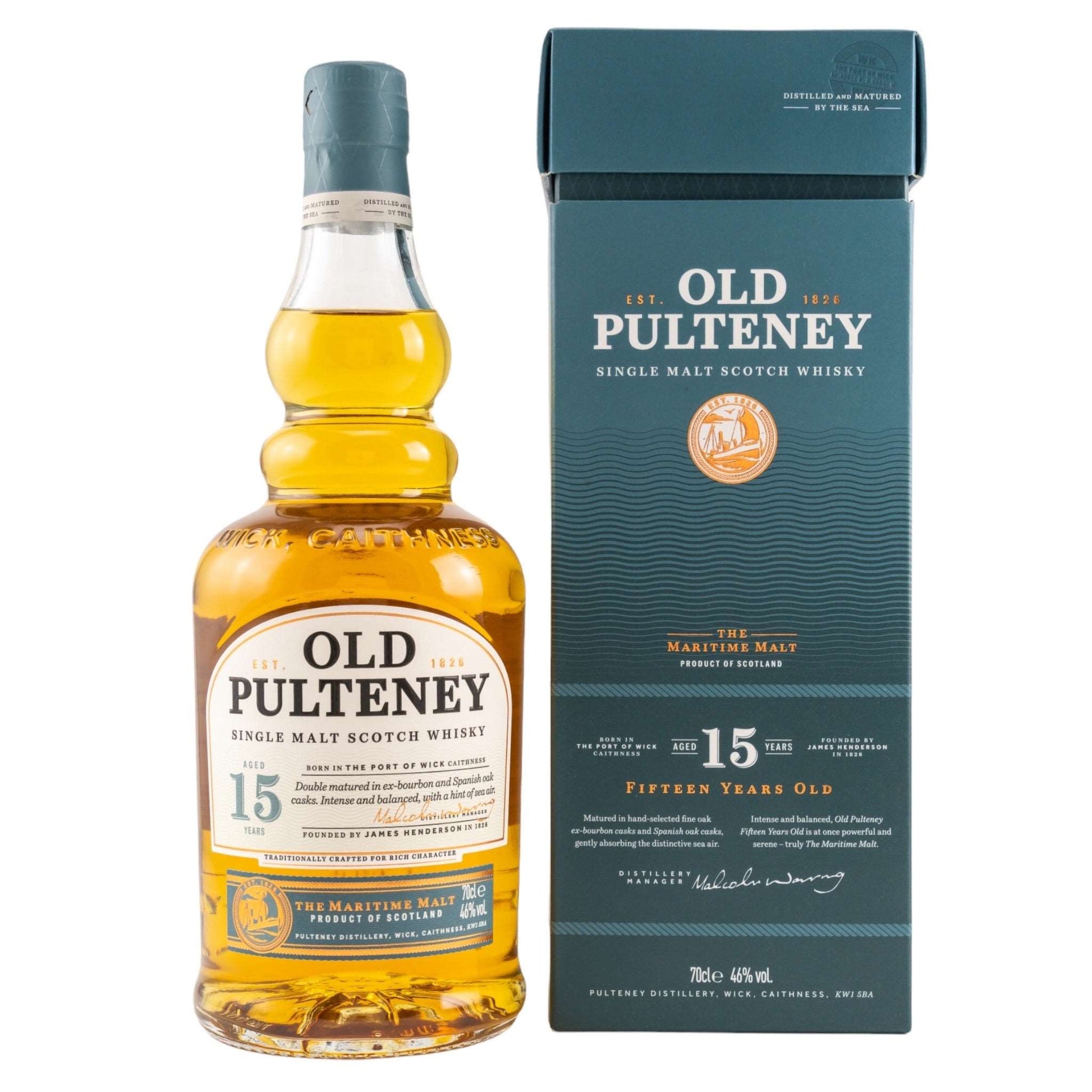 Old Pulteney | 15 Jahre | 0,7l | 46%GET A BOTTLE