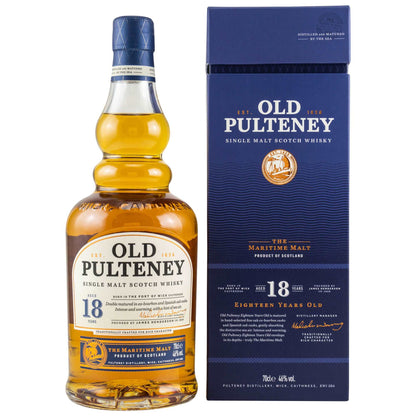 Old Pulteney | 18 Jahre | 0,7l | 46%GET A BOTTLE
