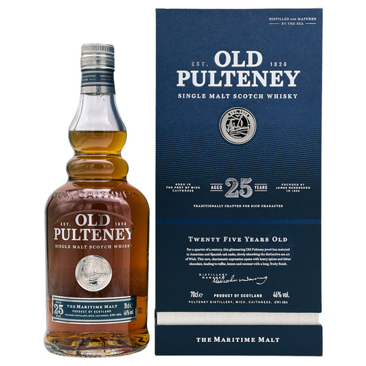 Old Pulteney | 25 Jahre | 0,7l | 46%GET A BOTTLE