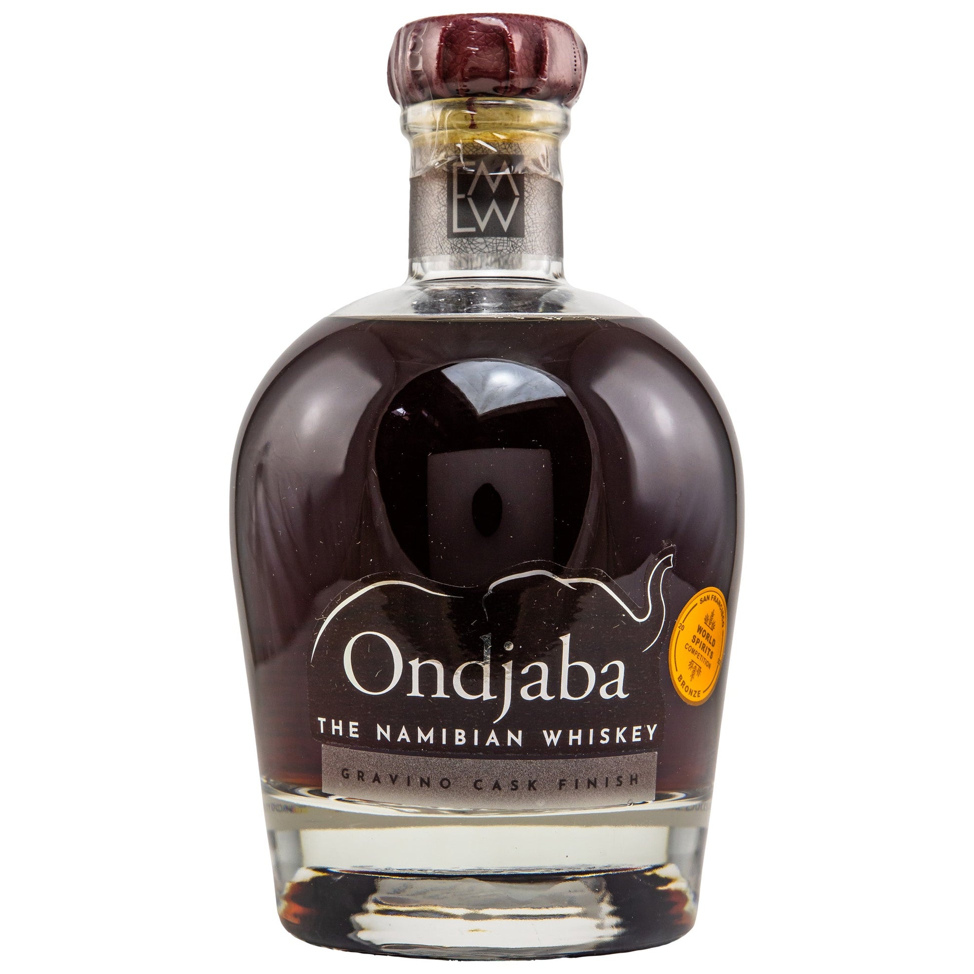 Ondjaba | Gravino Cask Finish | Triple Grain Namibian Whiskey | 0,7l | 46%GET A BOTTLE