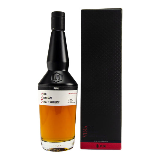 PUNI VINA | 5 Jahre | Marsala Edition | Single Malt Italian Whisky | 0,7l | 43%GET A BOTTLE