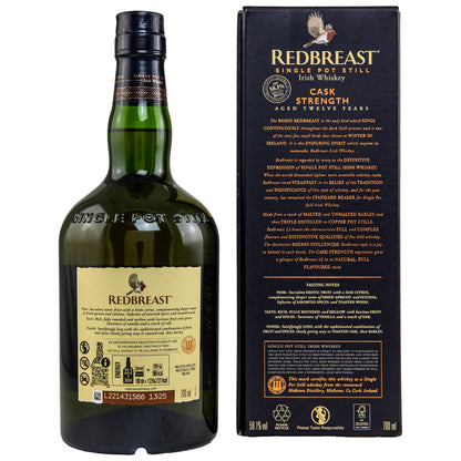 Redbreast | 12 Jahre | Neue Ausstattung | Single Pot Still Irish Whiskey | 0,7l | 58,1%GET A BOTTLE