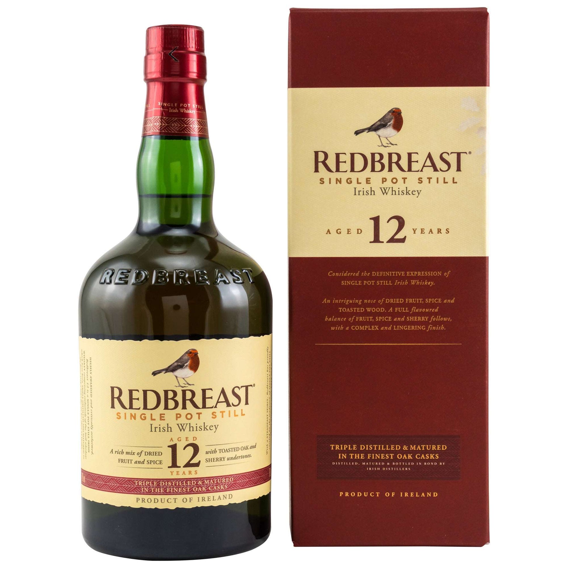 Redbreast | 12 Jahre | Single Pot Irish Whiskey | 0,7l | 40%GET A BOTTLE