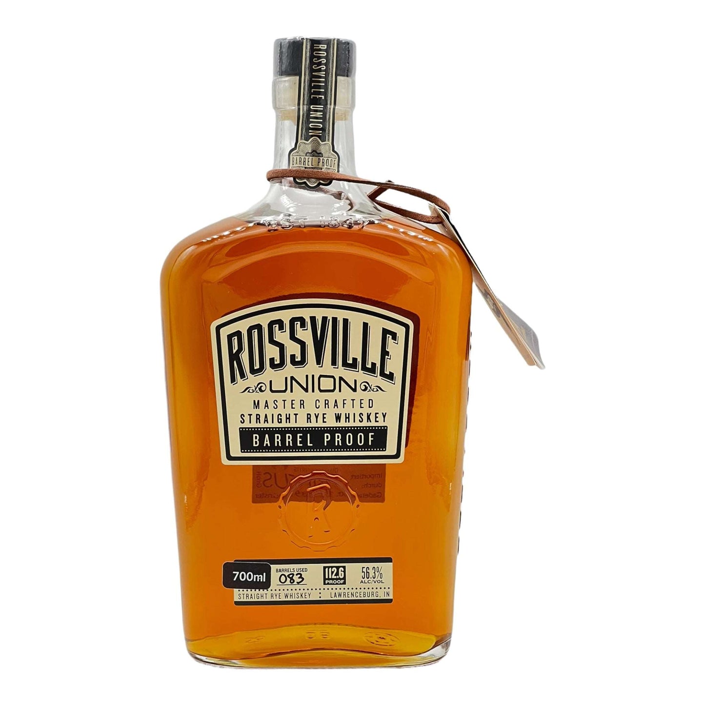 Rossville Union | Barrel Proof | Straight Rye Whiskey | 0,75l | 56,3%GET A BOTTLE