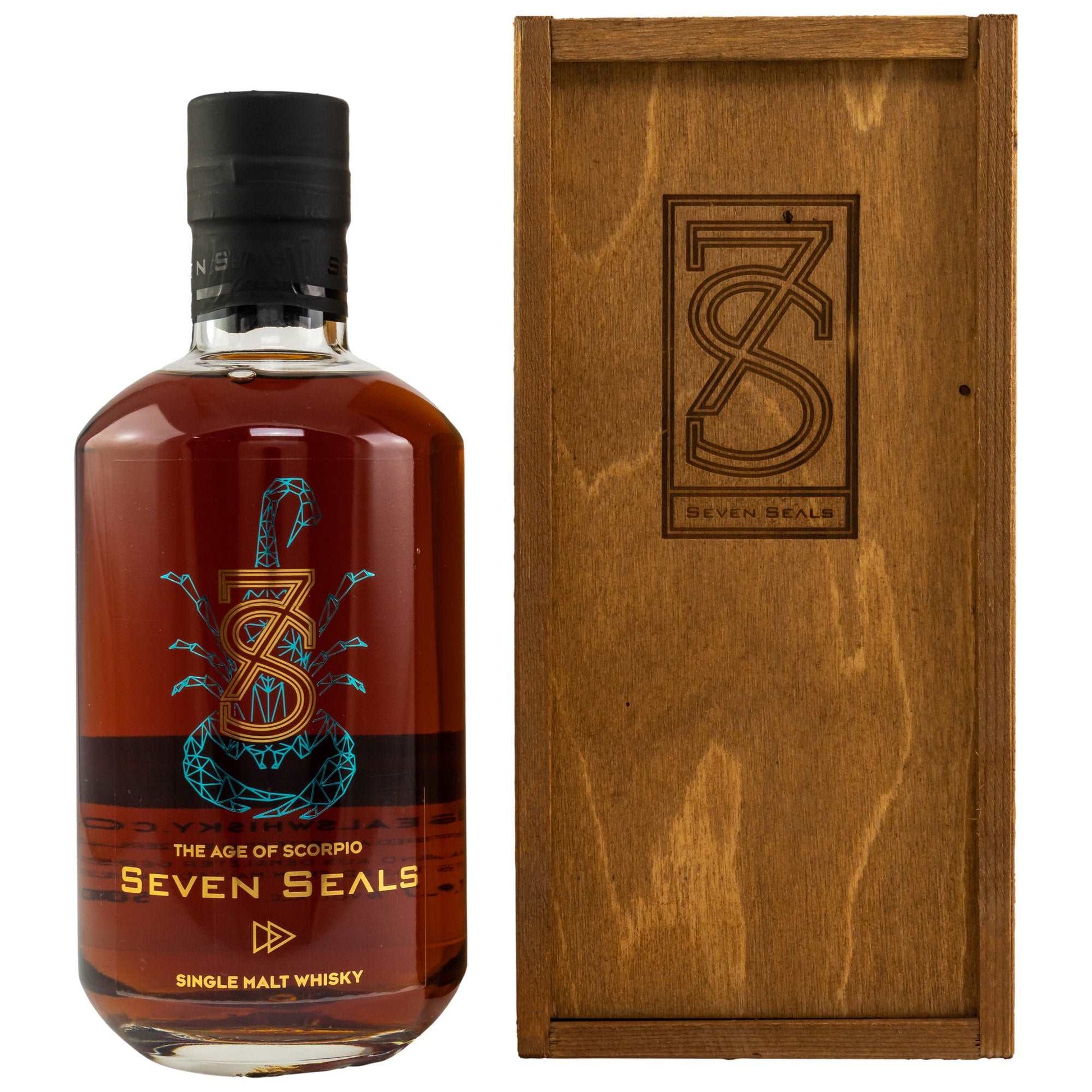 Seven Seals | The Age of Scorpio | Whisky | 0,5l | 49,7% | inklusive 7Seals Whisky Glas GRATISGET A BOTTLE