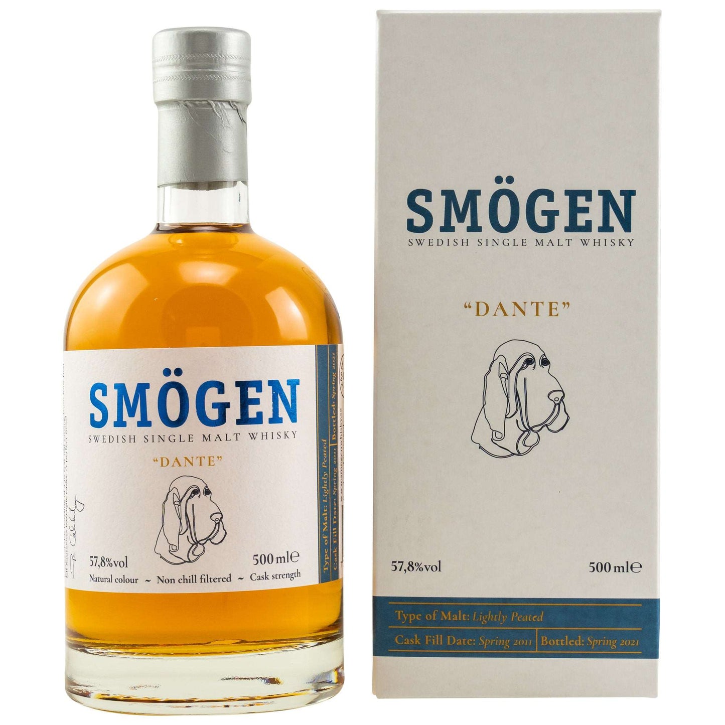 Smögen | 10 Jahre | Dante | 2011/2021 | Single Malt Swedish Whisky | 0,5l | 57,8%GET A BOTTLE