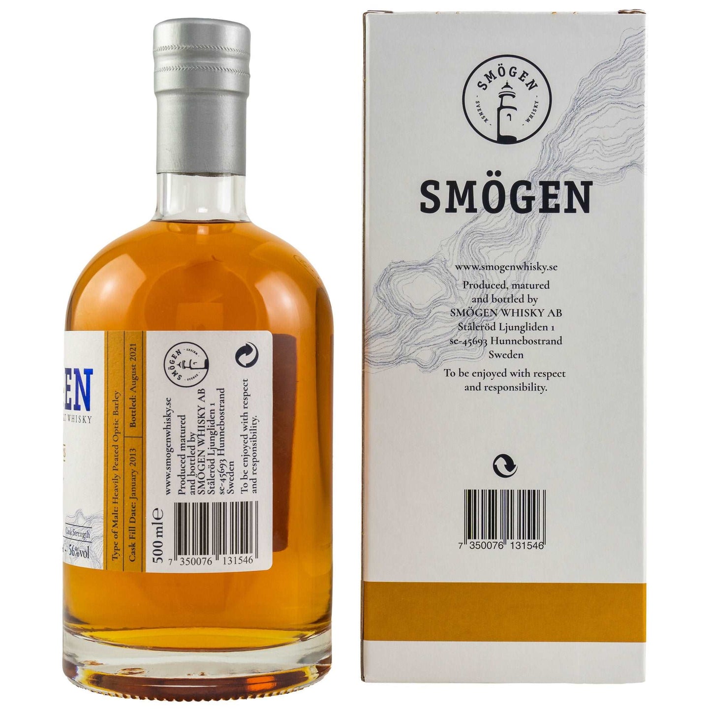Smögen | 8 Jahre | 2013/2021 | Swedish Puncheons | Single Malt Swedish Whisky | 0,5l | 56%GET A BOTTLE