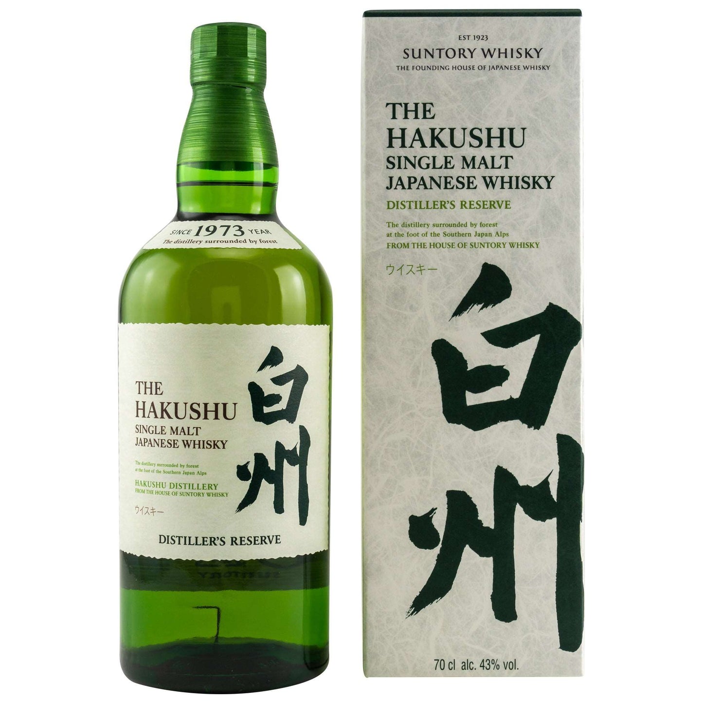 Suntory | Hakushu | Distiller's Reserve | Single Malt Japanese Whisky | 0,7l | 43%GET A BOTTLE