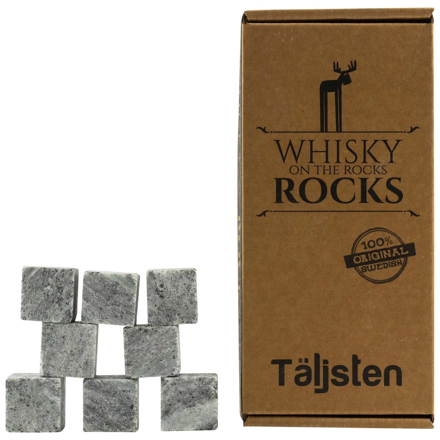 Täljsten | Whisky on the Rock | Whisky-Kühlsteine | 8 StückGET A BOTTLE
