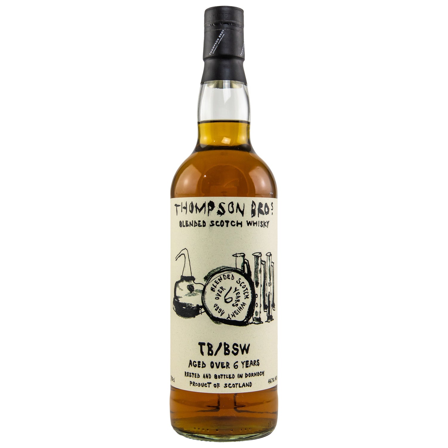 TB/BSW | 6 Jahre | Thompson Bros. | Blended Malt Scotch Whisky | 0,7l | 46%GET A BOTTLE