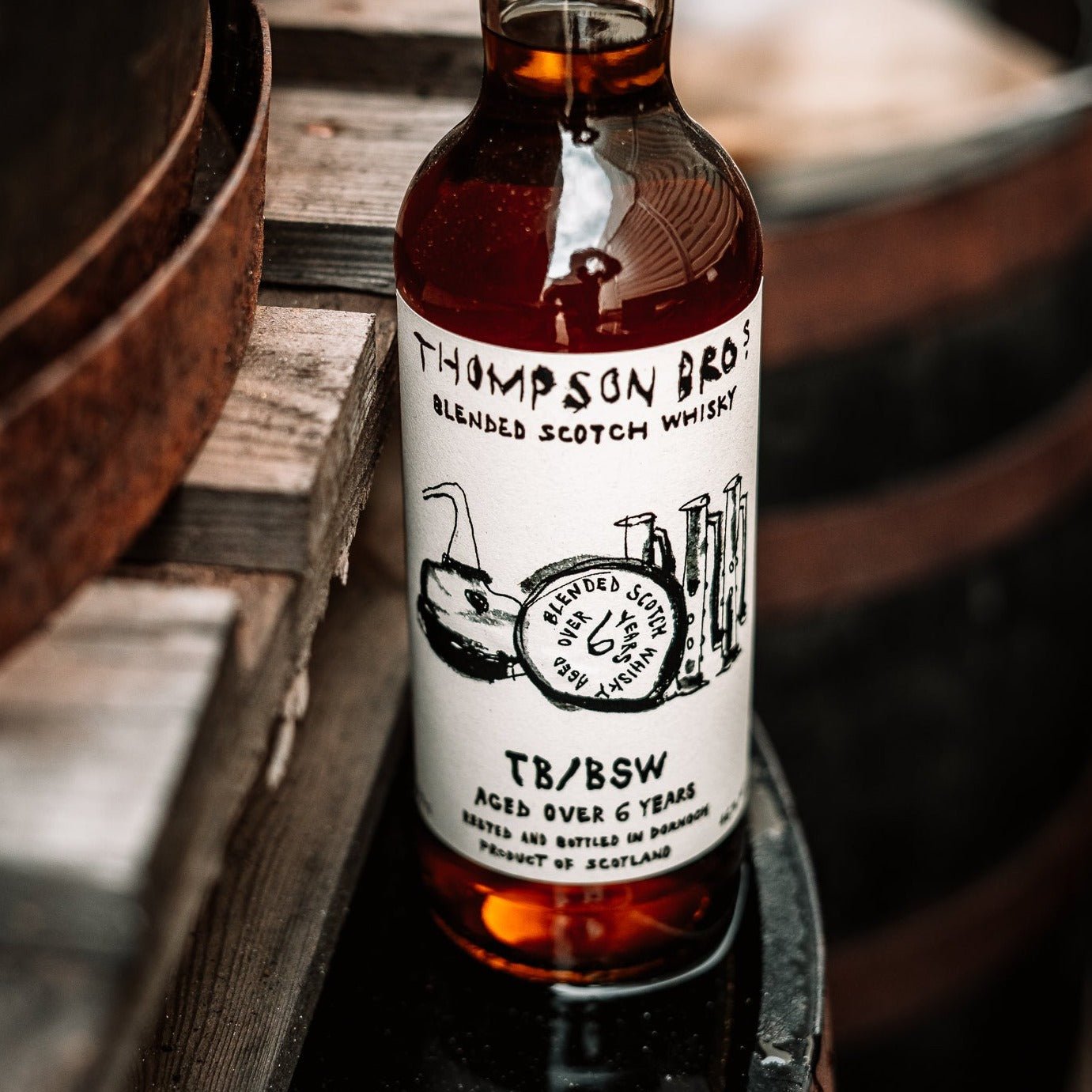TB/BSW | 6 Jahre | Thompson Bros. | Blended Malt Scotch Whisky | 0,7l | 46%GET A BOTTLE