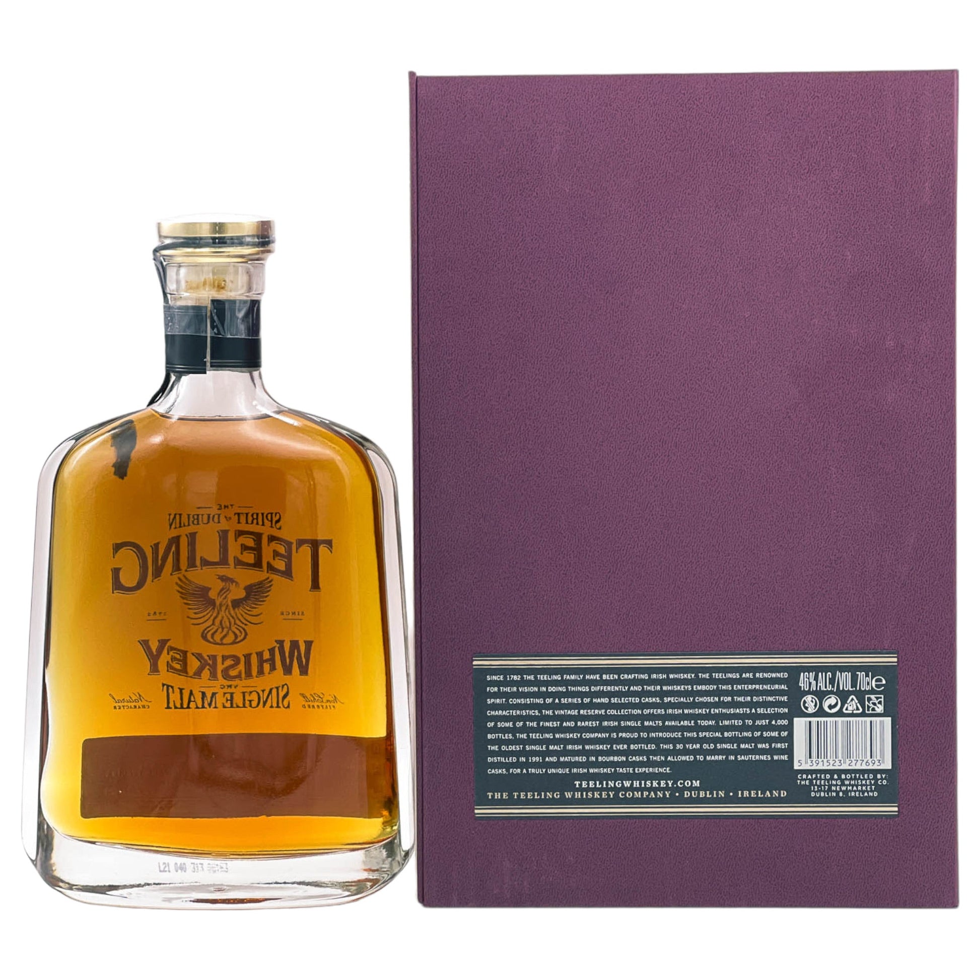 Teeling | 30 Jahre | 1991/2021 | Vintage Reserve Collection | Single Malt Irish Whiskey | 0,7l | 46%GET A BOTTLE