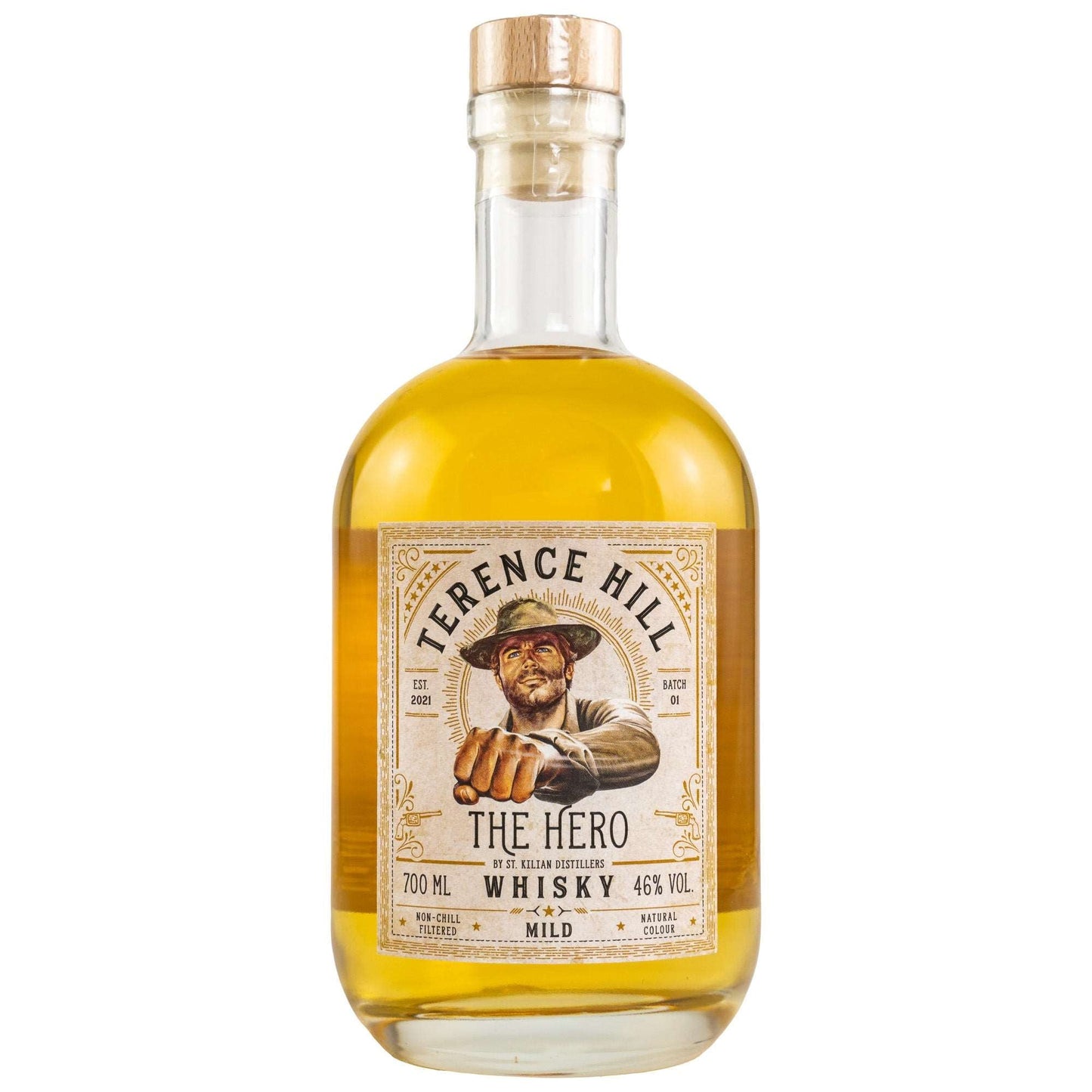 Terence Hill | The Hero Whisky | Mild | Batch 01 | 0,7l | 46%GET A BOTTLE