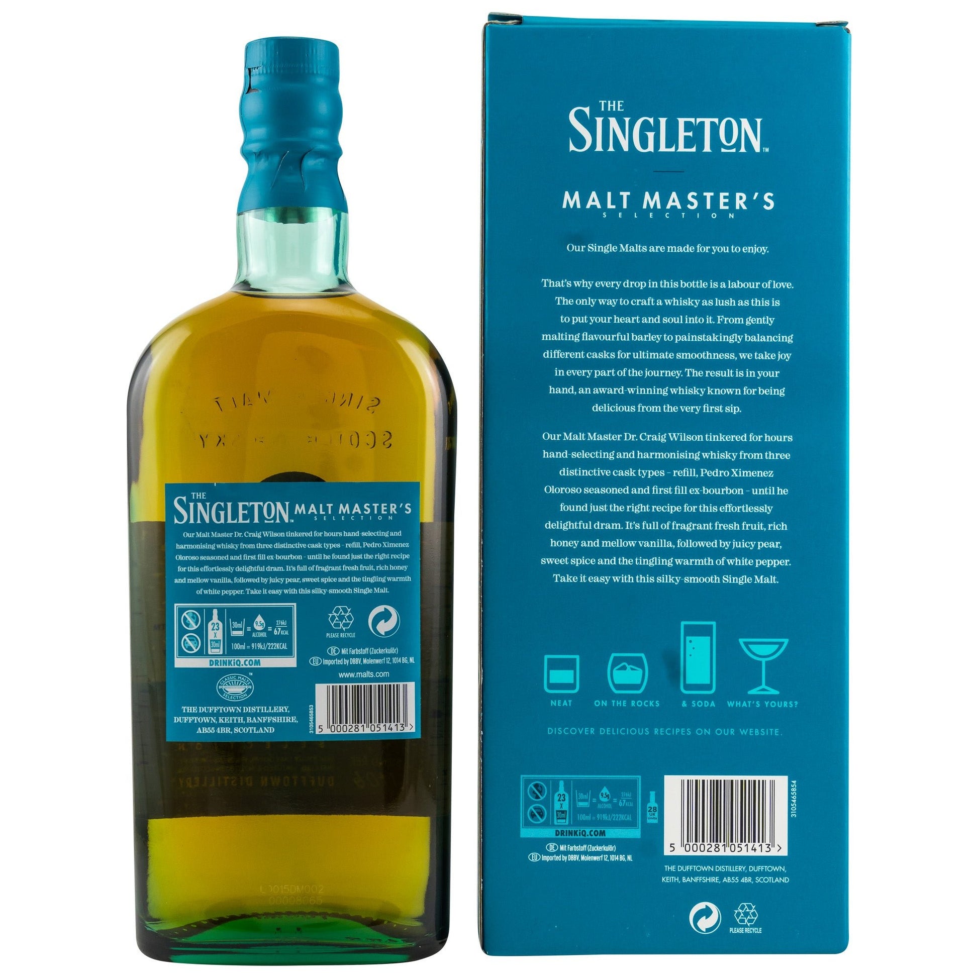The Singleton of Dufftown | Malt Master's Selection | Easy & Mellow | 0,7l | 40%GET A BOTTLE