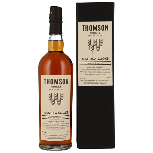 Thomson Whisky New Zealand | Manuka Smoke Single Cask #141 | 53,9%GET A BOTTLE