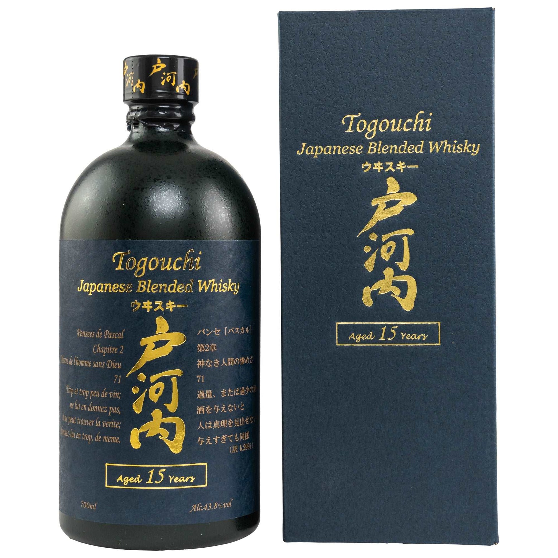 Togouchi | 15 Jahre | Blended Japanese Whisky | 0,7l | 43,8%GET A BOTTLE