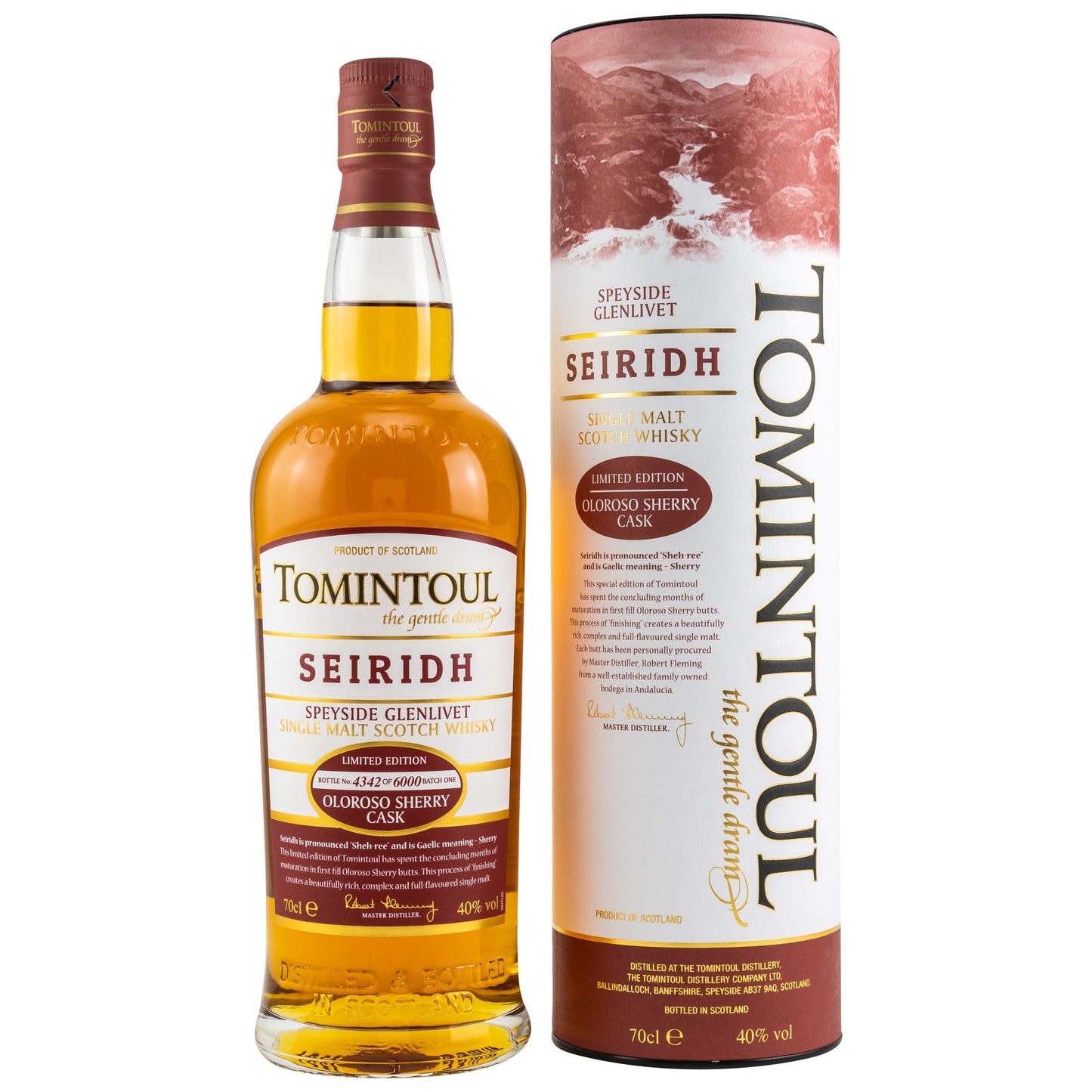 Tomintoul | Seiridh | Oloroso Sherry Finish | 40%GET A BOTTLE