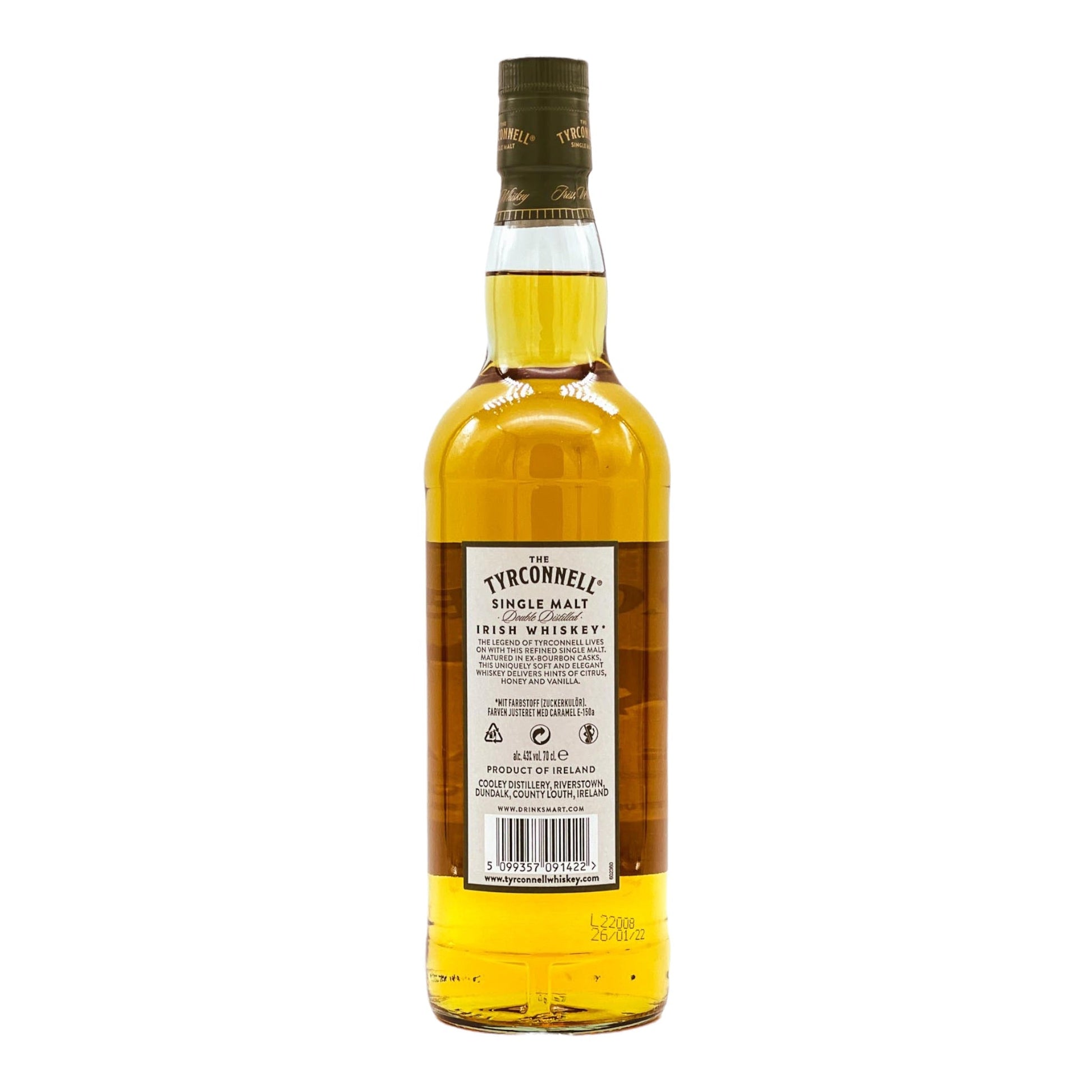 Tyrconnell | Single Malt Irish Whiskey | 0,7l | 43%GET A BOTTLE