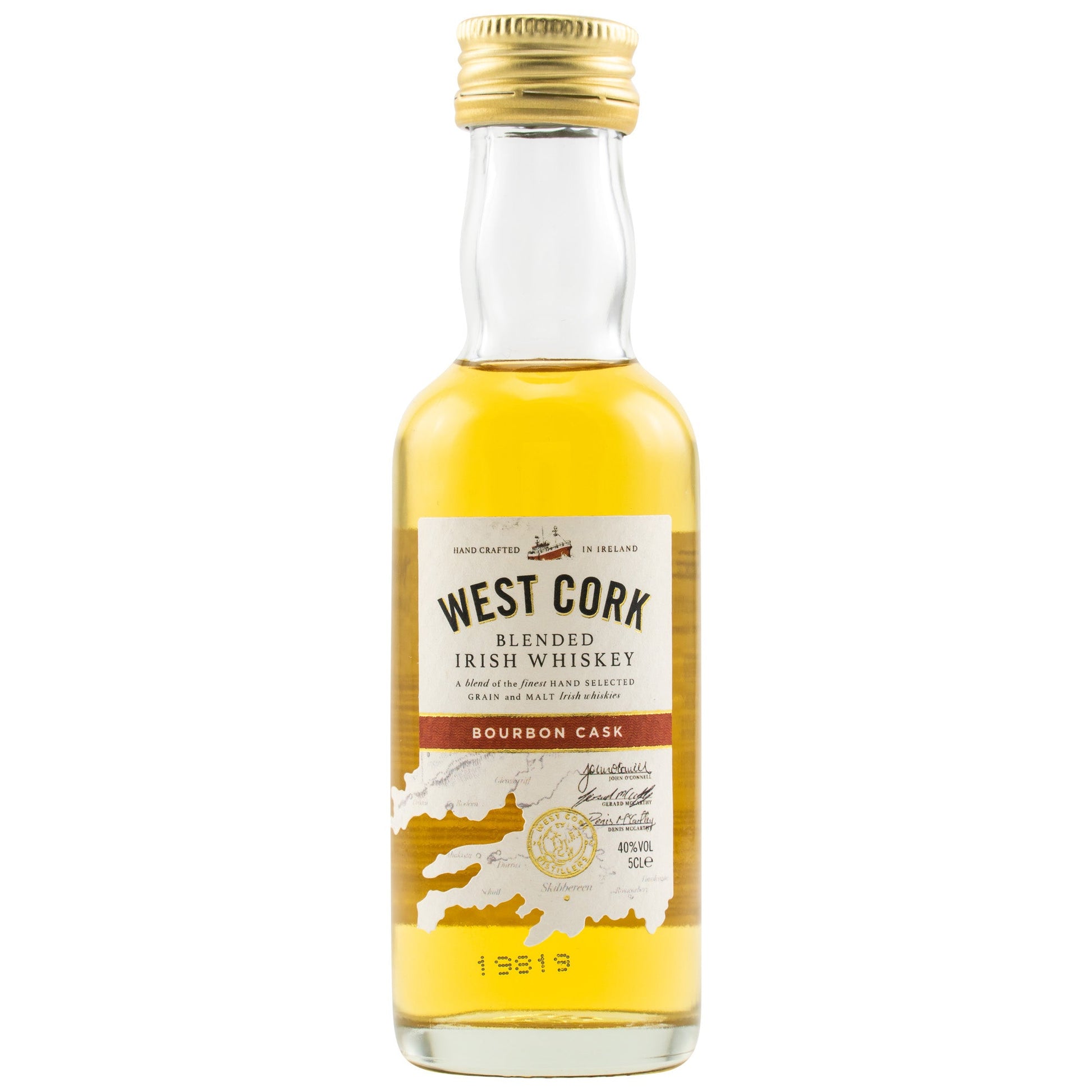 West Cork | Original Blend Bourbon Cask Miniatur | Blended Irish Whiskey | 0,05l | 40%GET A BOTTLE