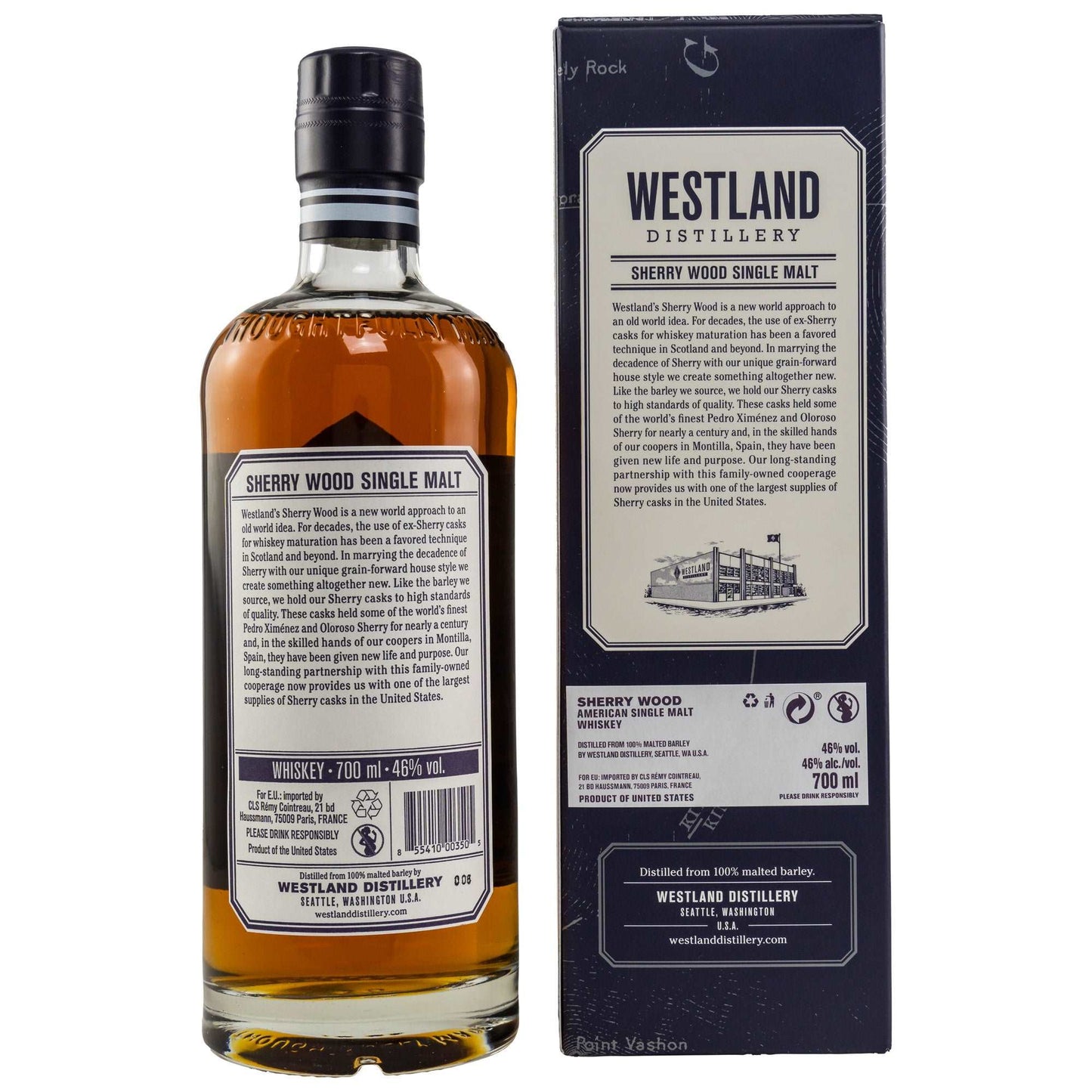 Westland Sherry Wood American Single Malt Whiskey | 0,7l | 46%GET A BOTTLE