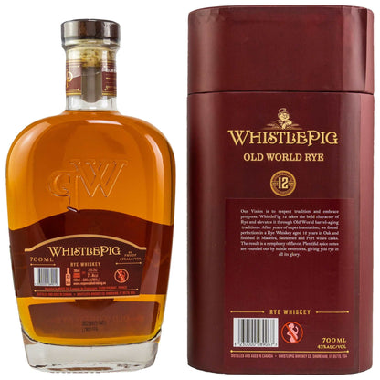 WhistlePig | 12 Jahre | Old World Rye | Canadian Rye Whiskey | 0,7l | 43%GET A BOTTLE