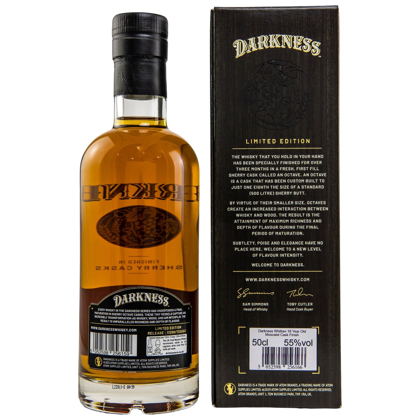 Whitlaw | 16 Jahre | Darkness | Moscatel Cask Finish | 0,5l | 55%GET A BOTTLE